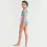 Sofi One Shoulder - Pacifica Print