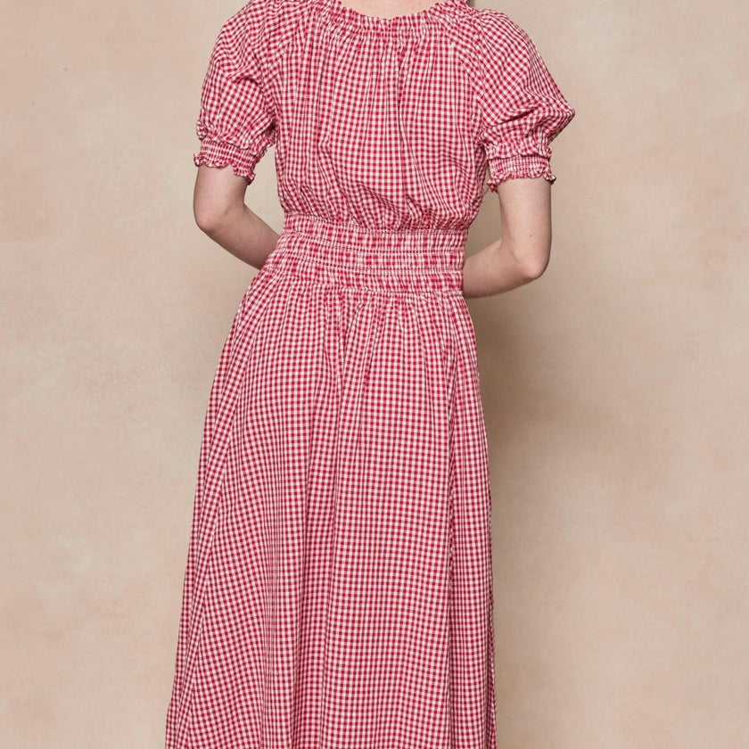 Jessie Dress in Red Gingham