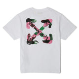 Off-White Girls White Stencil Logo Arrow Cotton T-Shirt (4–10Y)