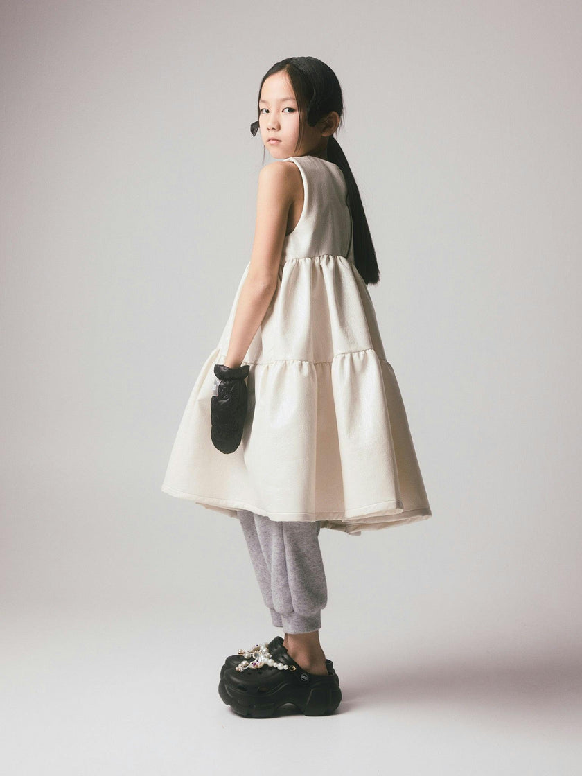 Electra Apron Dress White