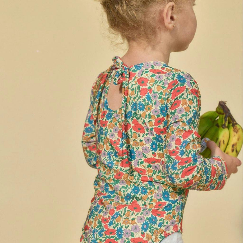 Florencia Floral Mini Long Sleeve One-Piece