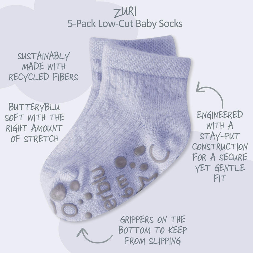 ZURI 5-Pack Baby & Toddler Socks