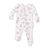 Cowgirl Nursery - 2 Way Ruffle Front Zipper Footie