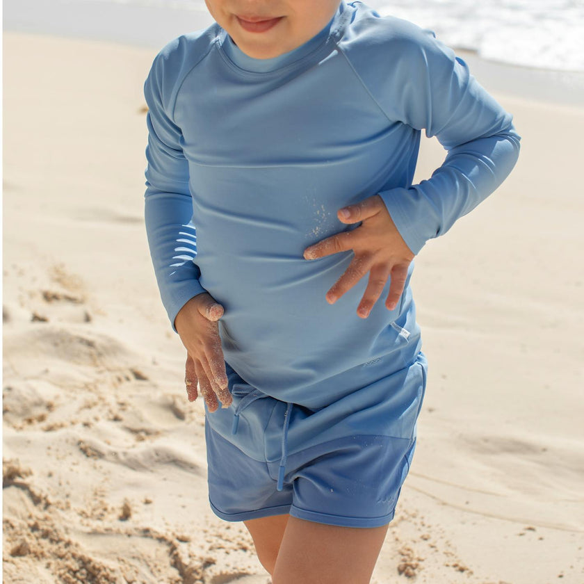 unisex bermuda blue rashguard