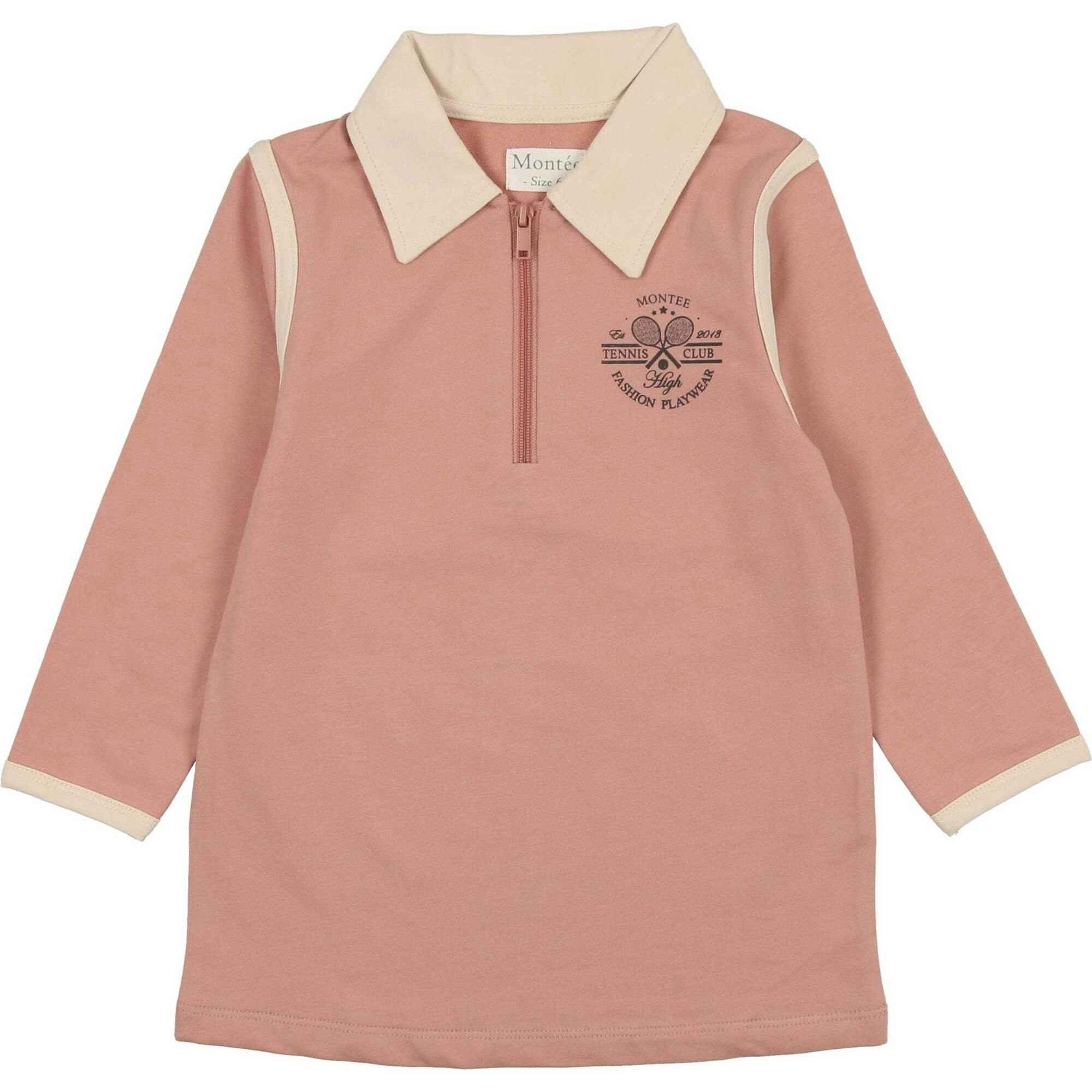 Girls Tennis Club 3-Quarter Sleeve Shirt