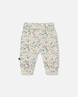 Organic Cotton Evolutive Pant Off-White Floral