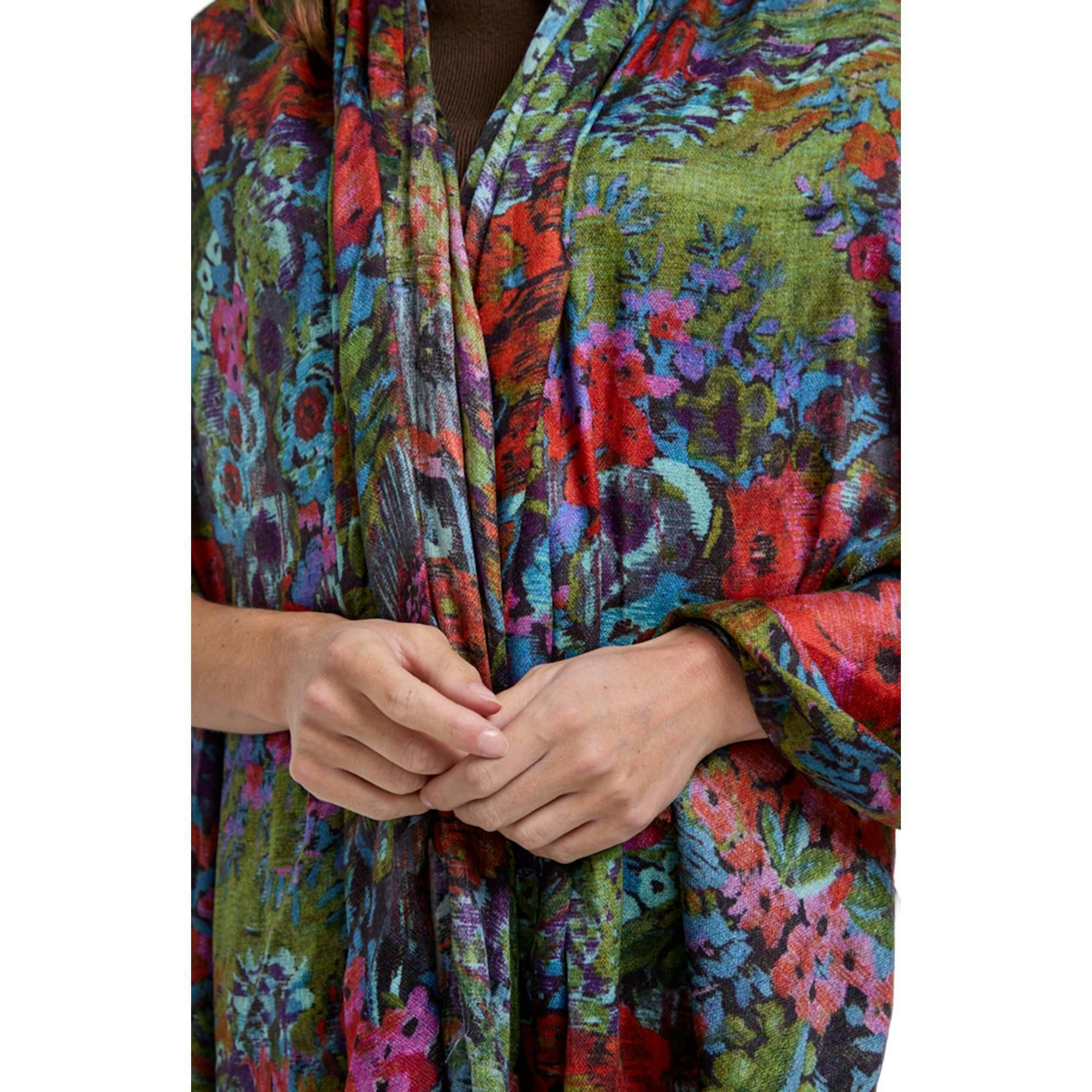 Autumn Floral Printed Scarf
