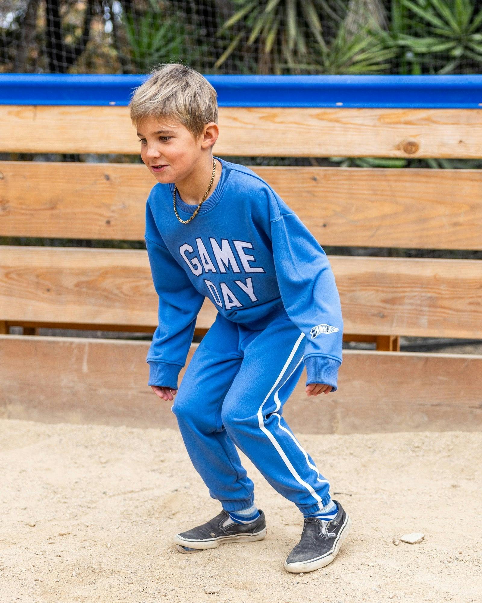 Ryder Game Sweatshirt - Bright Cobalt French Terry