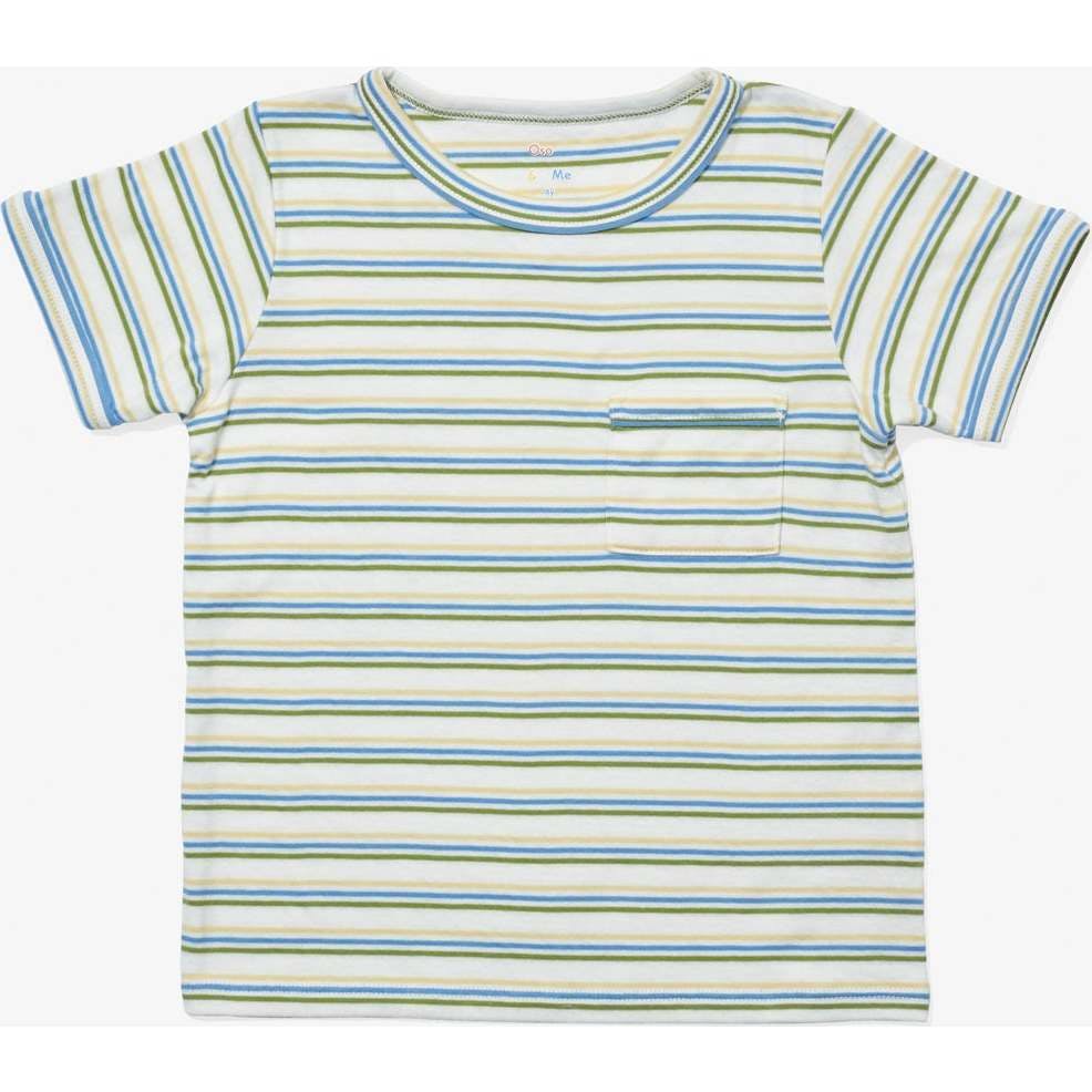 Willie T-Shirt, Butter Triple Stripe