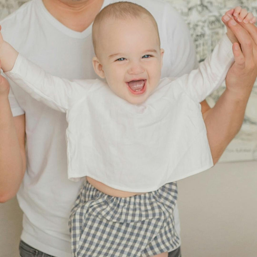 Little Royals Crisp White Baby Shirts