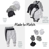 FALLON 3-Pack Footed Baby Pants