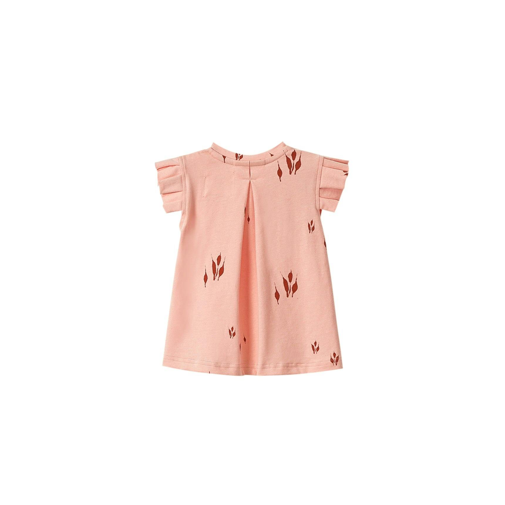 Baby Tent Box Pleated Sleeve Dress