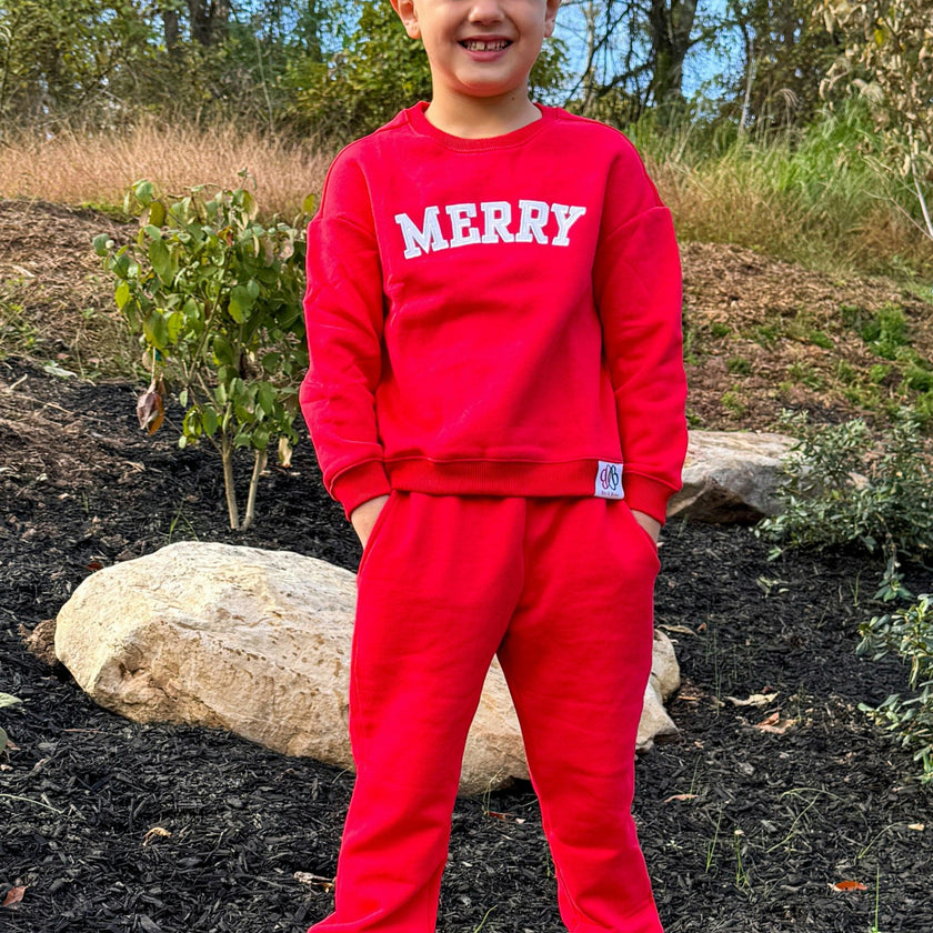 Red Jogger Sweatpants
