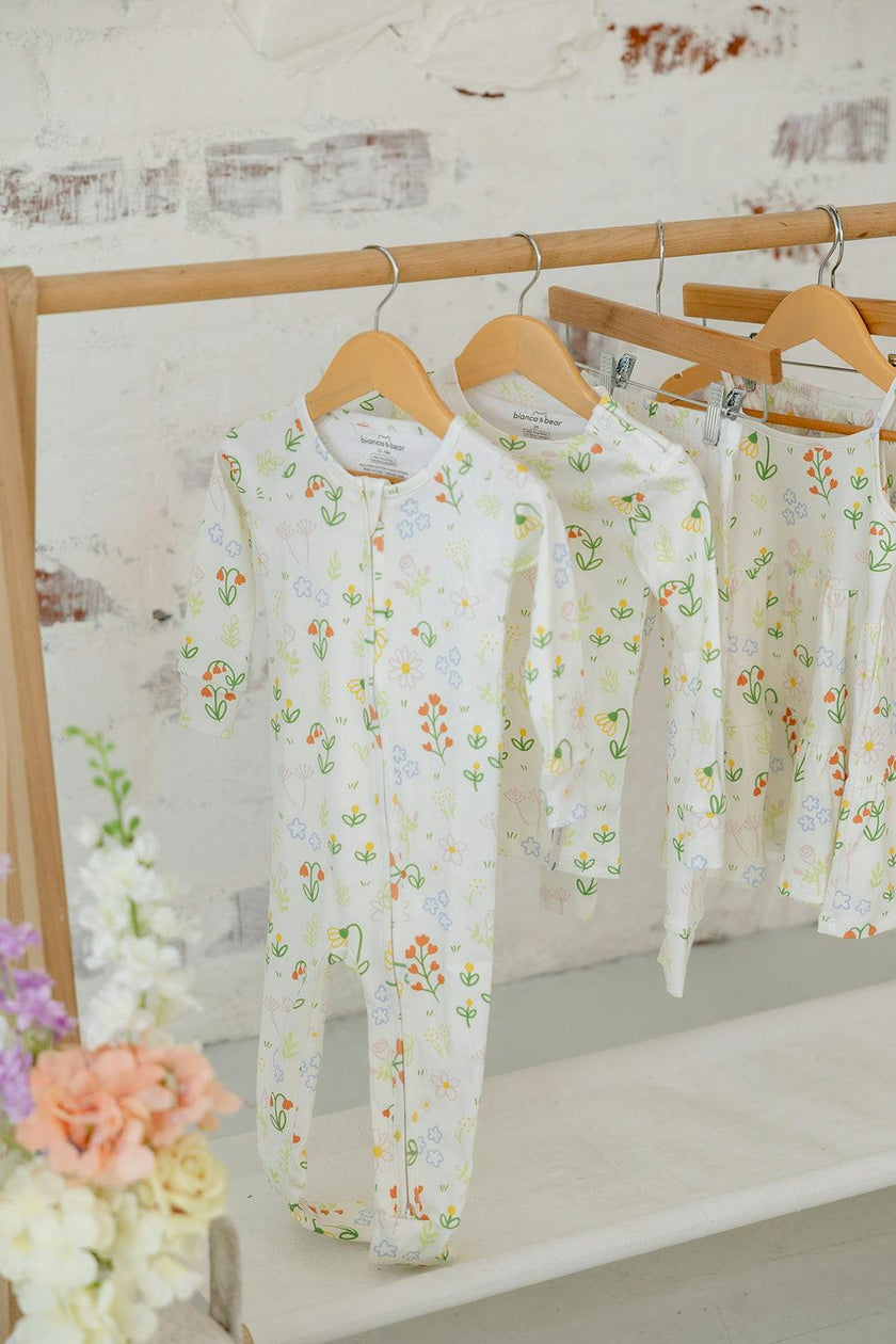 Floral Pima Cotton Sleeper