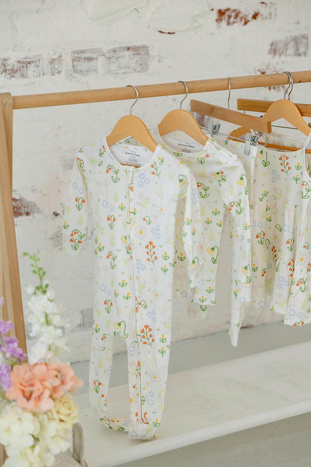Floral Pima Cotton Sleeper