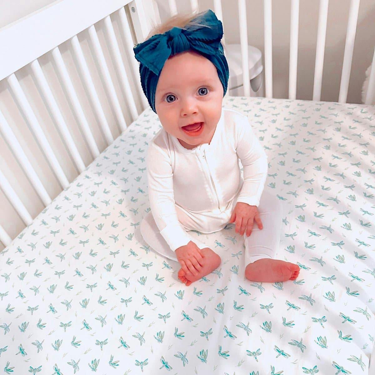 Milk White Bamboo Convertible Footie