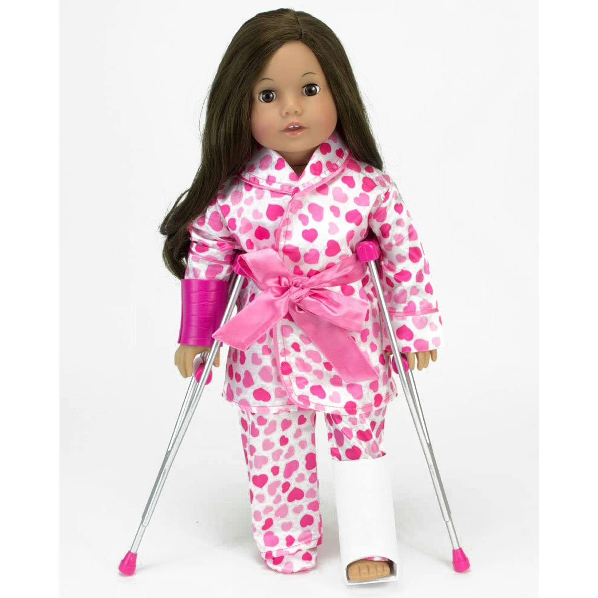 Sophia’s Dolls Cast & Crutches Accessories Set for 18