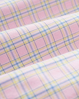 Women's Twill Pajama Set in Peony Plaid