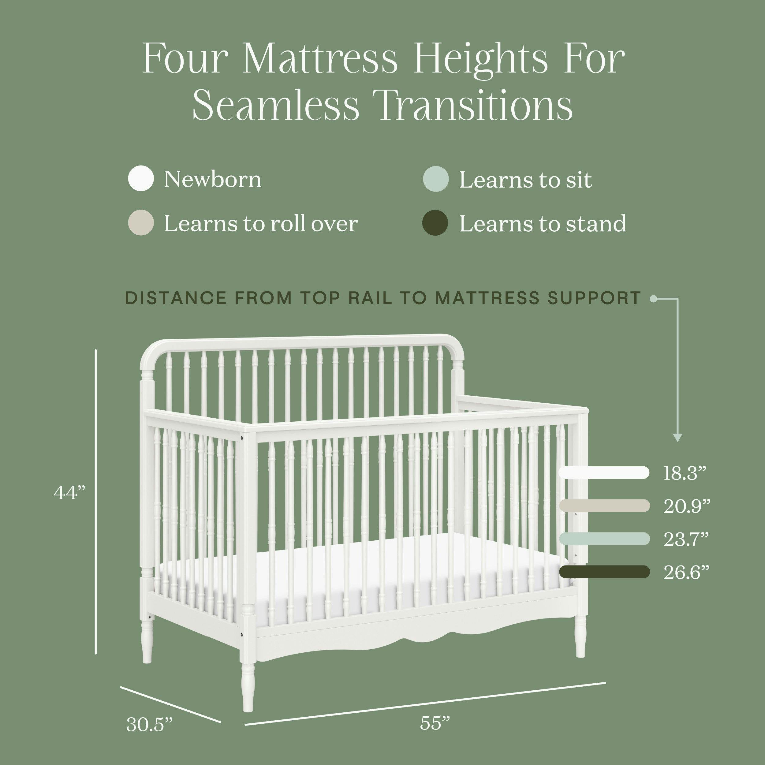 Namesake Liberty 4-in-1 Convertible Spindle Crib