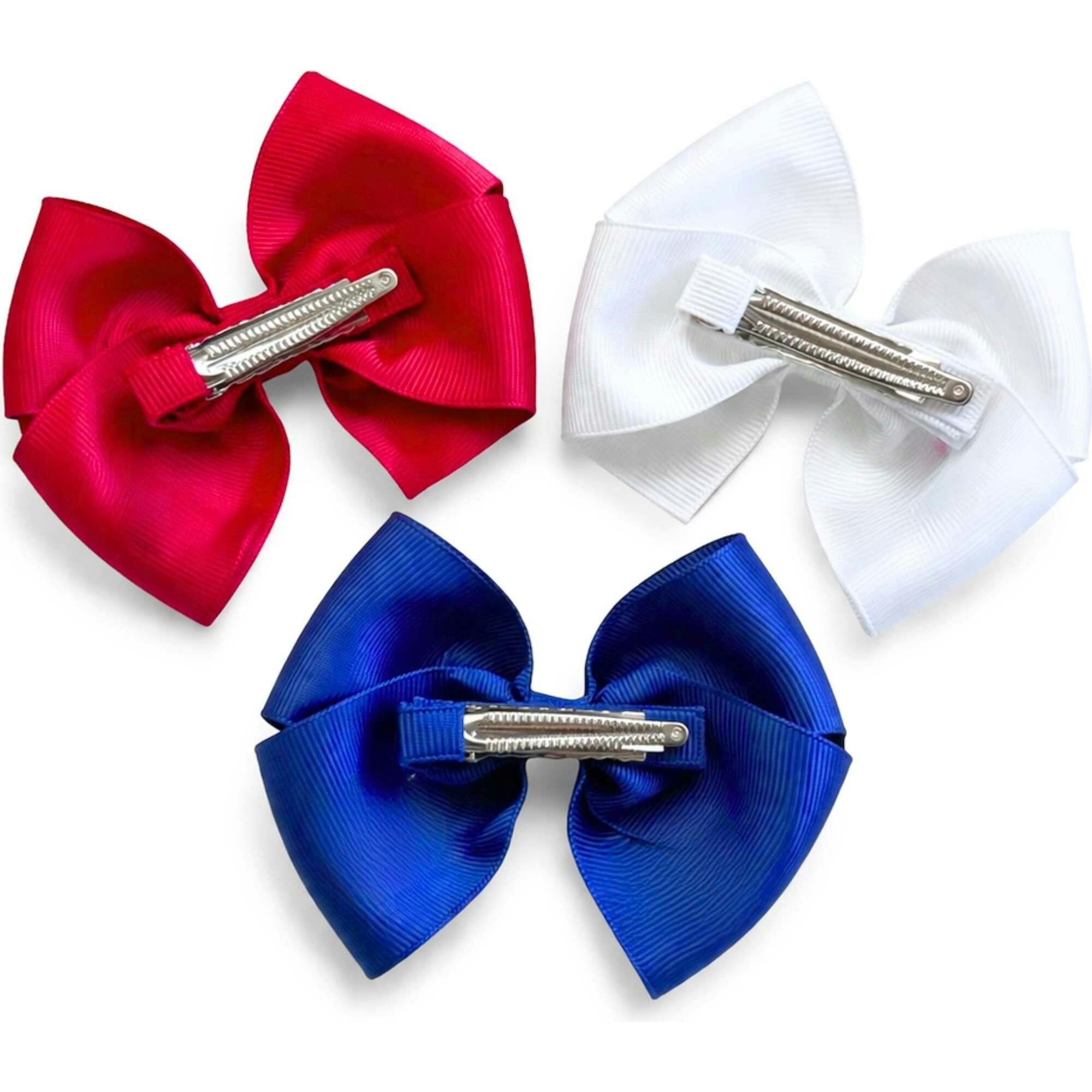 Firecracker Summer Hair Bow Set