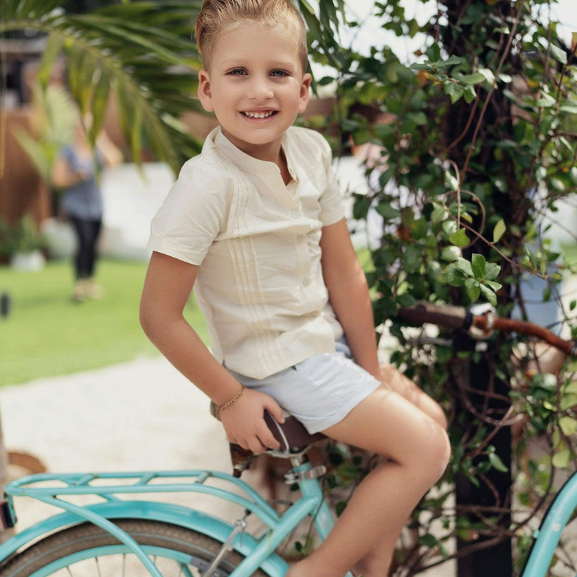 Pleats-N-Tiers Boys Shirt