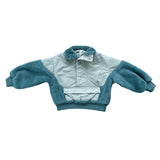 Boys Sherpa Pullover in Sea Pine