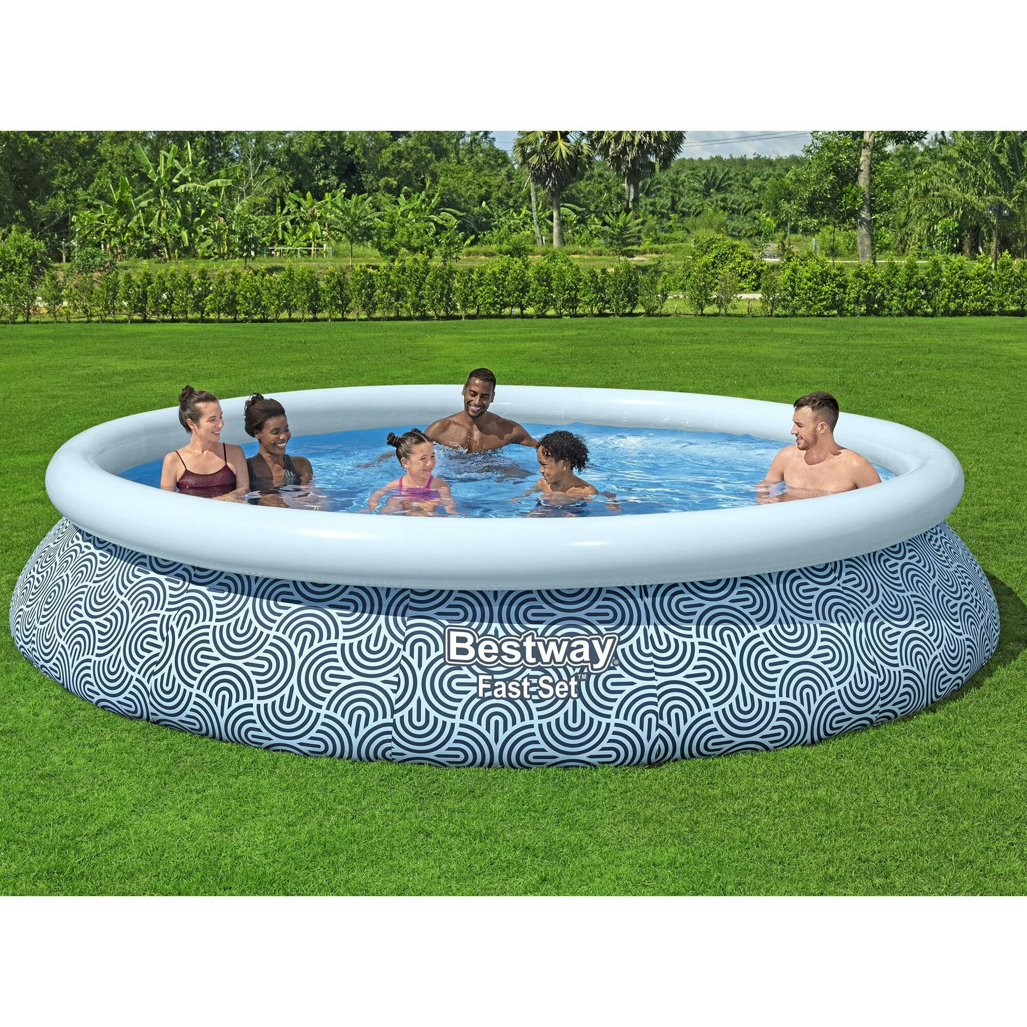 Fast Set: Pool Set - Blue Abstract 13