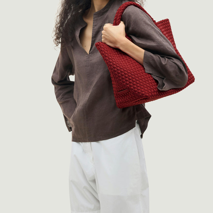 St. Barths Medium Tote | Rosso