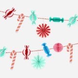 Christmas Candy Mini Honeycomb Garland