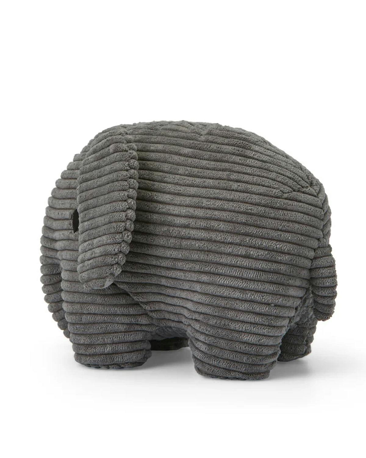 Plush MIFFY ELEPHANT ECO Corduroy Grey 9