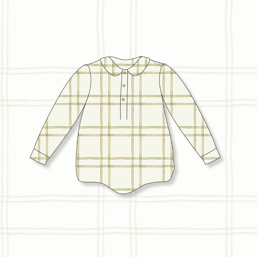 Banks Onesie  in Window Pane