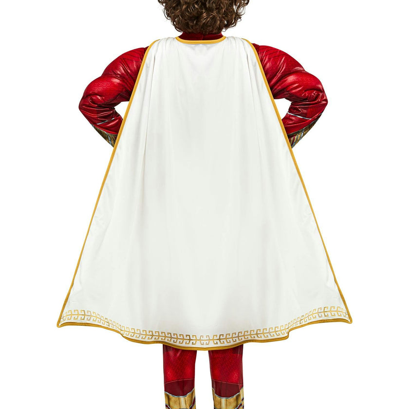 Boys' DC Comics Shazam Fury of Gods Shazam Padded Jumpsuit Costume