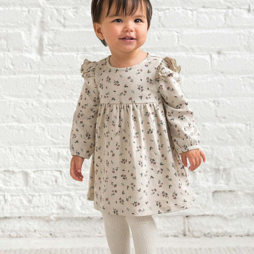 Mika Armhole Ruffle Long Sleeve Dress
