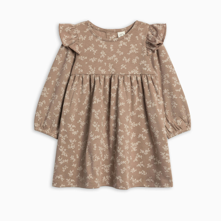 Mika Armhole Ruffle Long Sleeve Dress