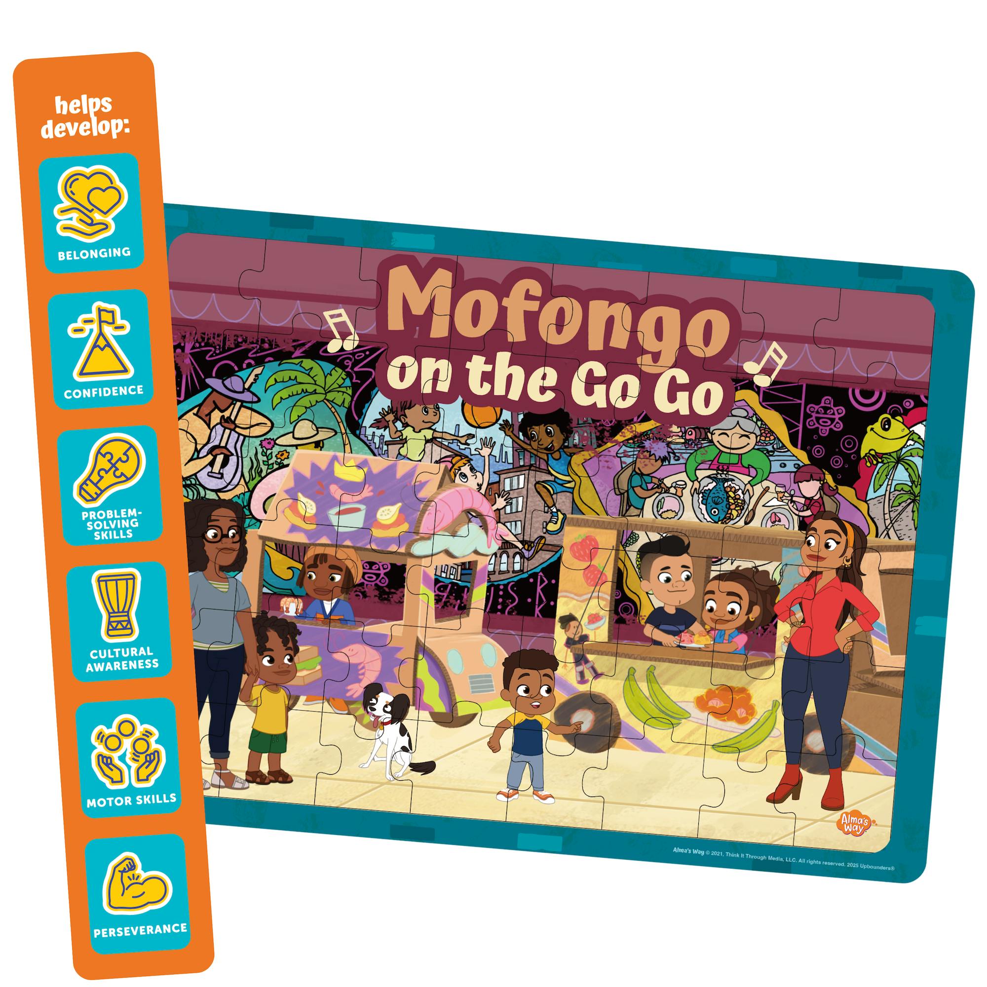 Alma’s Way™ Mofongo on the Go Go 48p FSC® Wooden Tray Puzzle