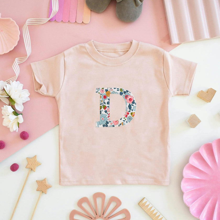 Liberty of London Children's Personalised Short Sleeve T-shirt