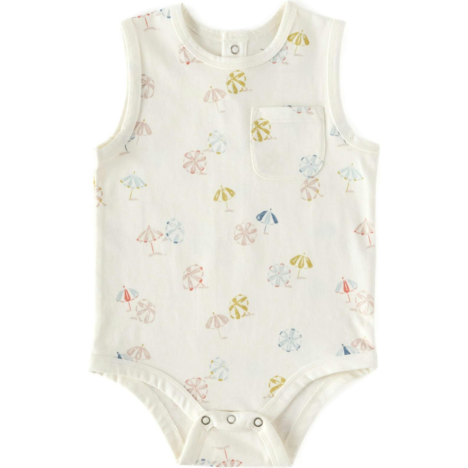 Print Tank One-Piece, Cream
