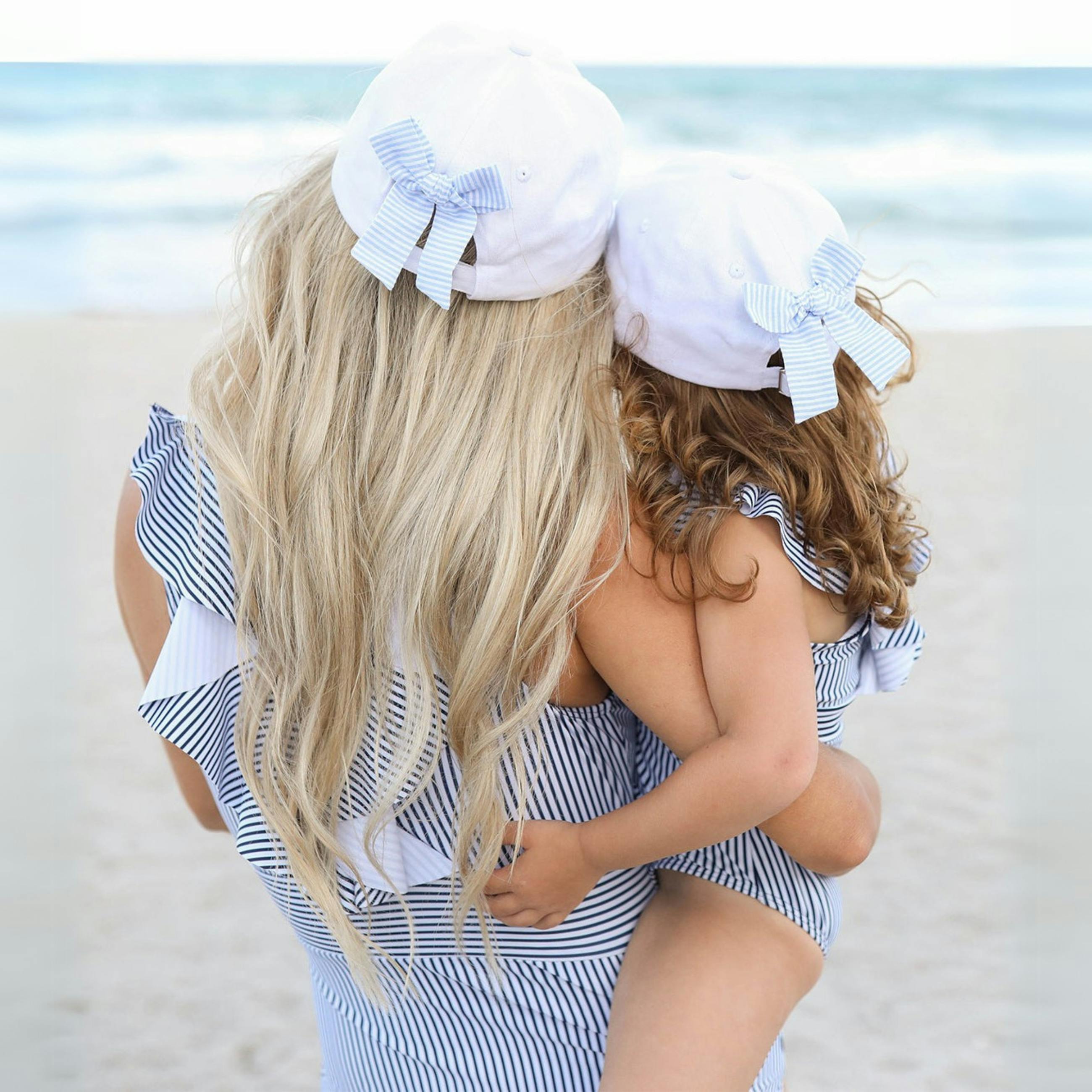 Flower Girl Bow Baseball Hat - Baby/Toddler & Youth