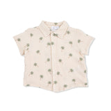Palm Trees - Polo Button Up with Casual Short