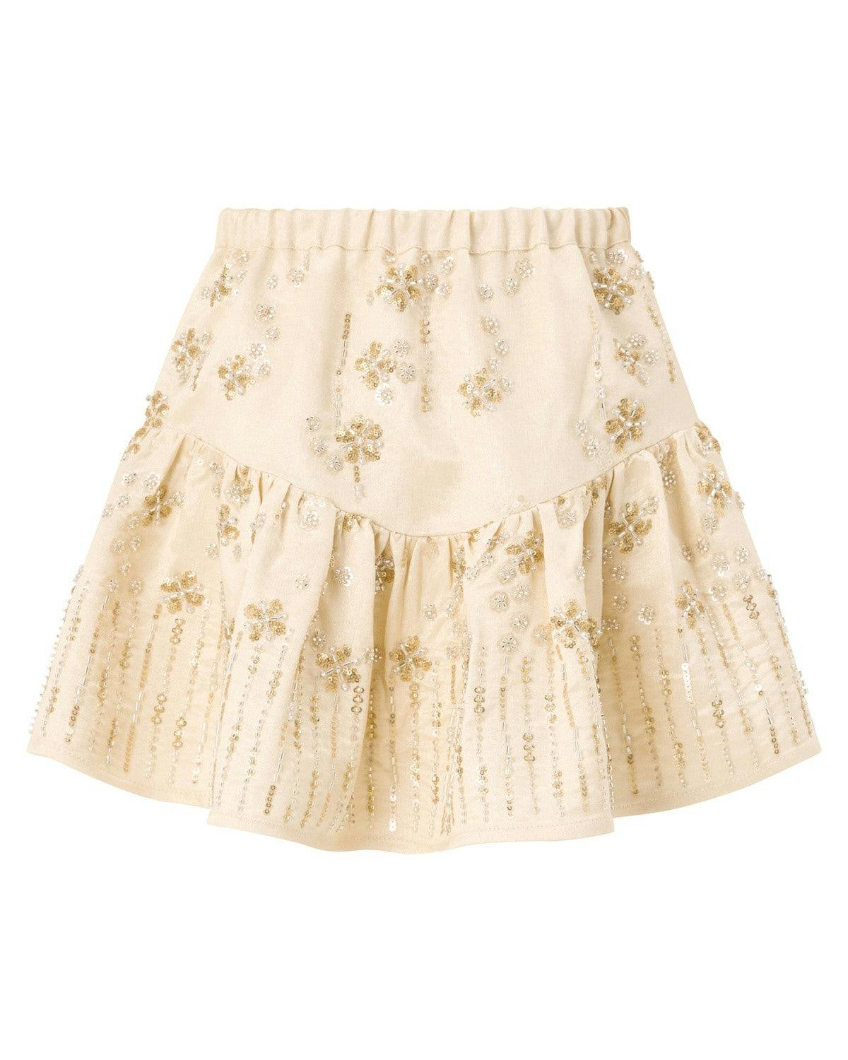 Adriana Beaded Mini Skirt