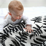 3-PACK PLANT PRINT MUSLINS - for newborn to 4 month old babies