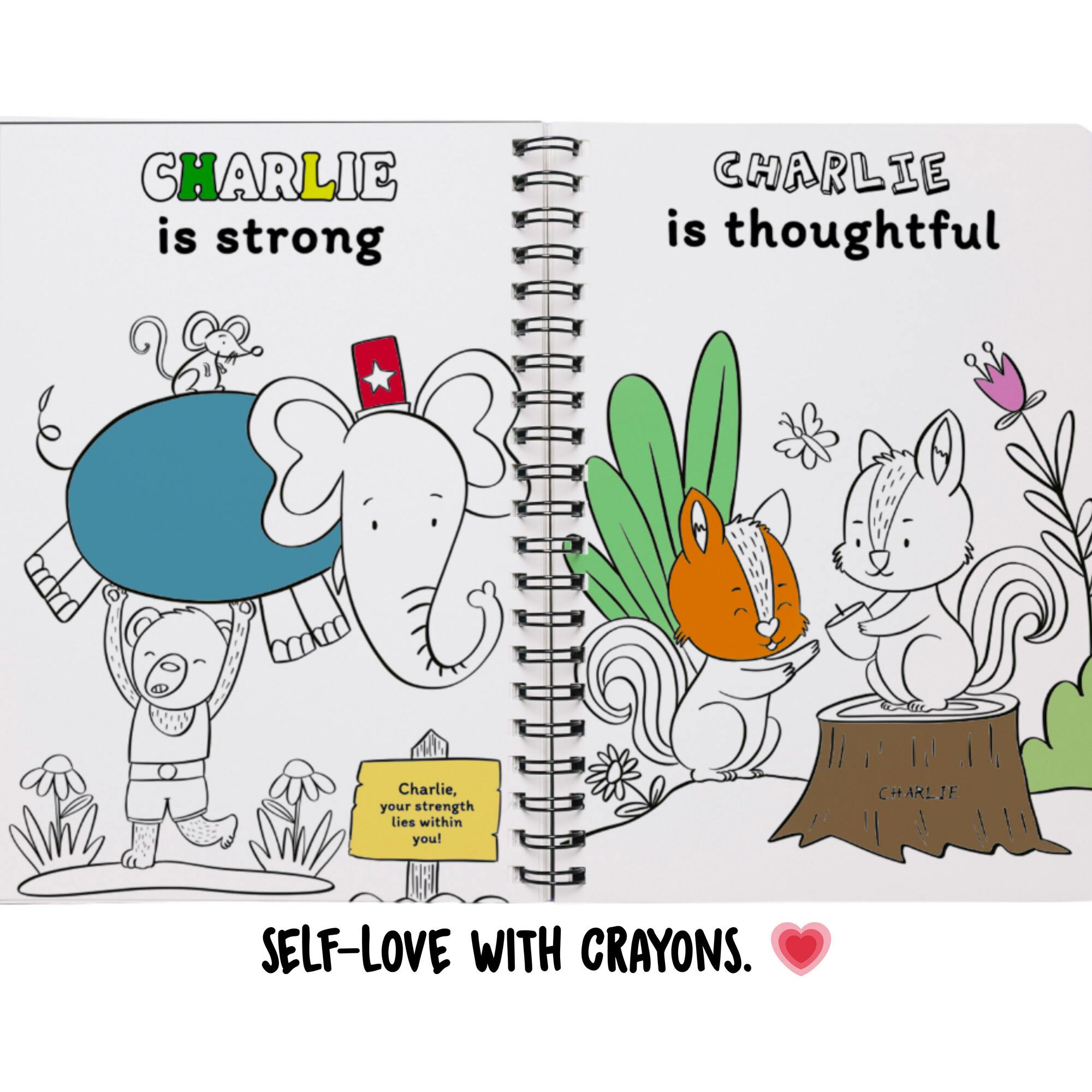 My Amazing Affirmation Coloring Book: Affirmations from A to Z! (Personalized Coloring Book)