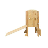 Laurel 4-in-1 Foldable Toddler Tower with Slide and Chalkboard