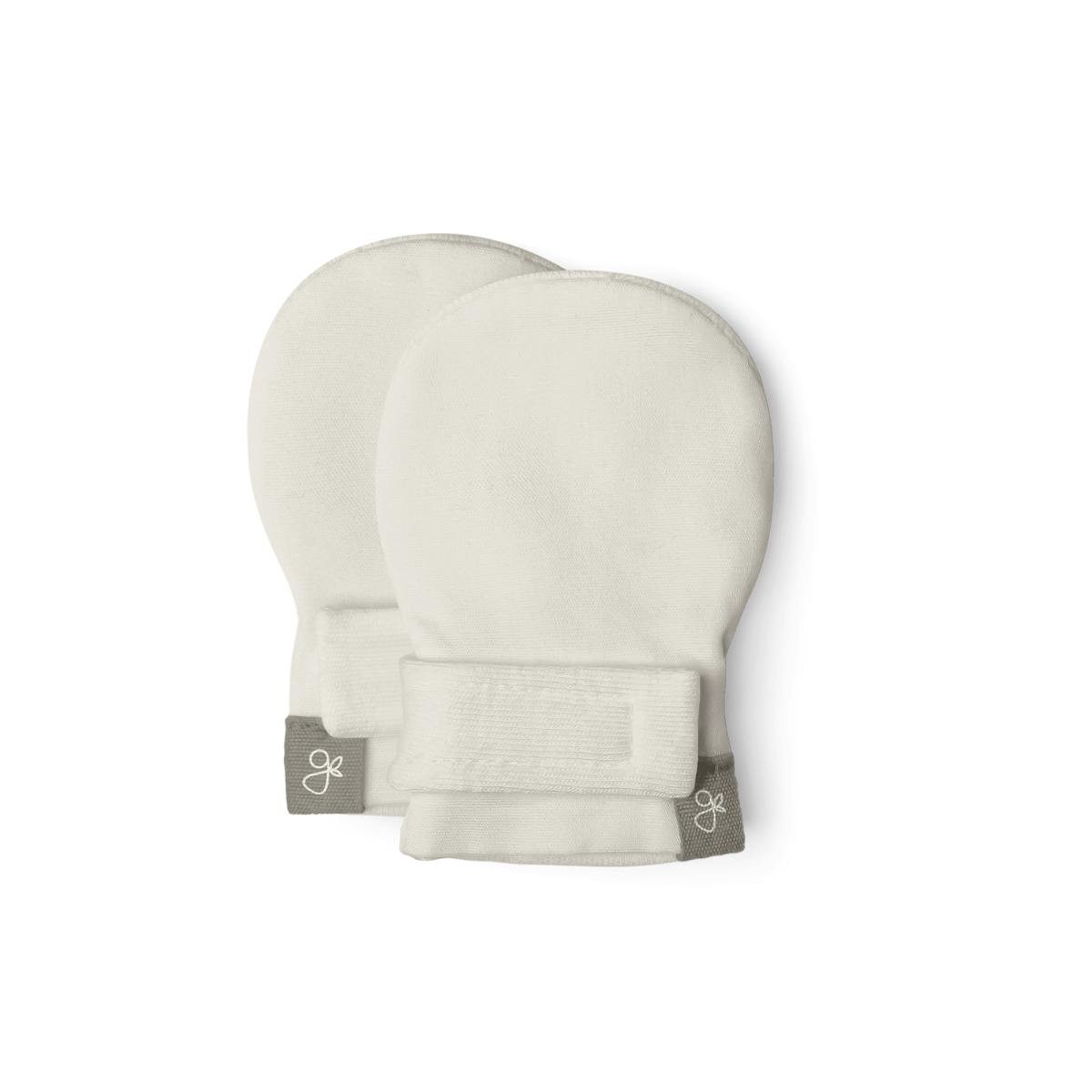 PREEMIE STAY ON MITTS | CLOUD — Bamboo Organic Cotton Blend, NICU Approved Preemie Size