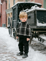 Plaid Unisex Baby Set