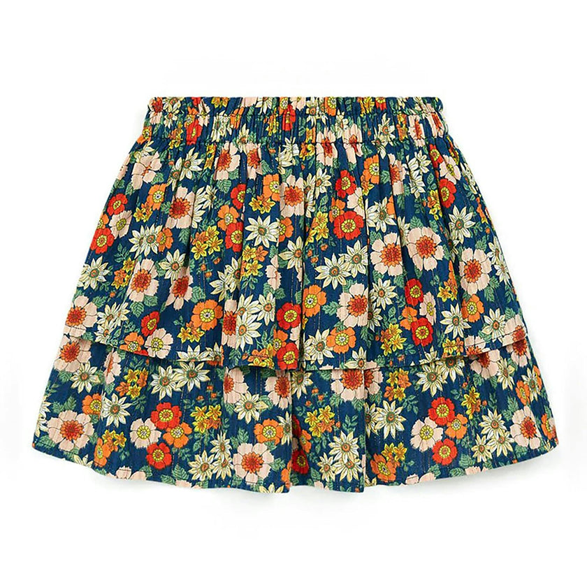 BONTON Bali 70's Floral Skirt