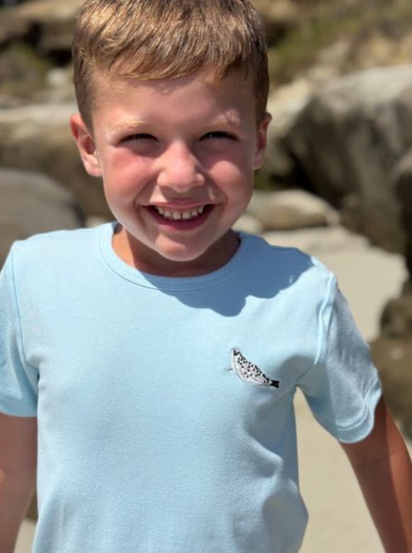 MARINE BLUE SEAL Embroidered Tee