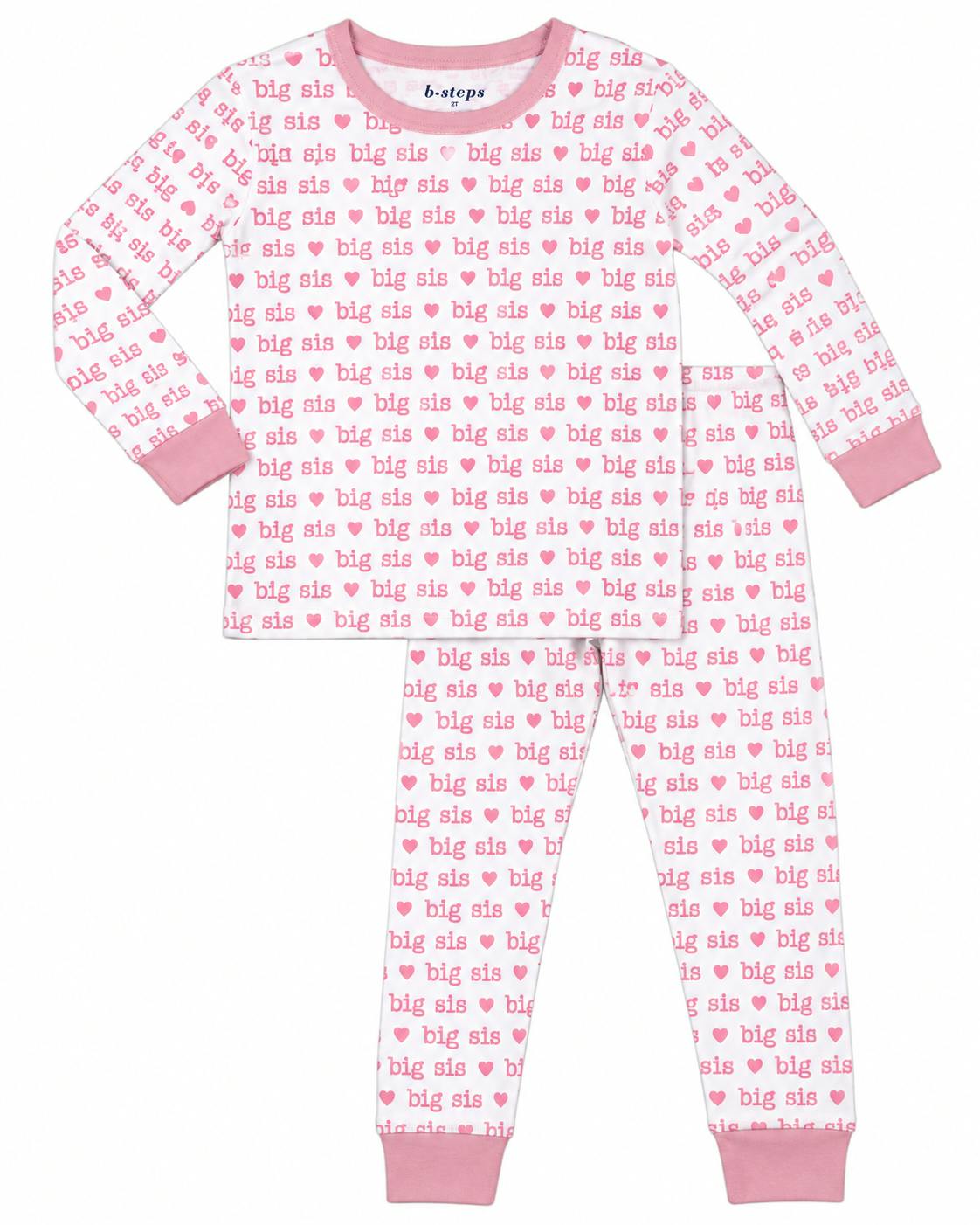 Kids Pajamas - Big Sis - Sibling Collection