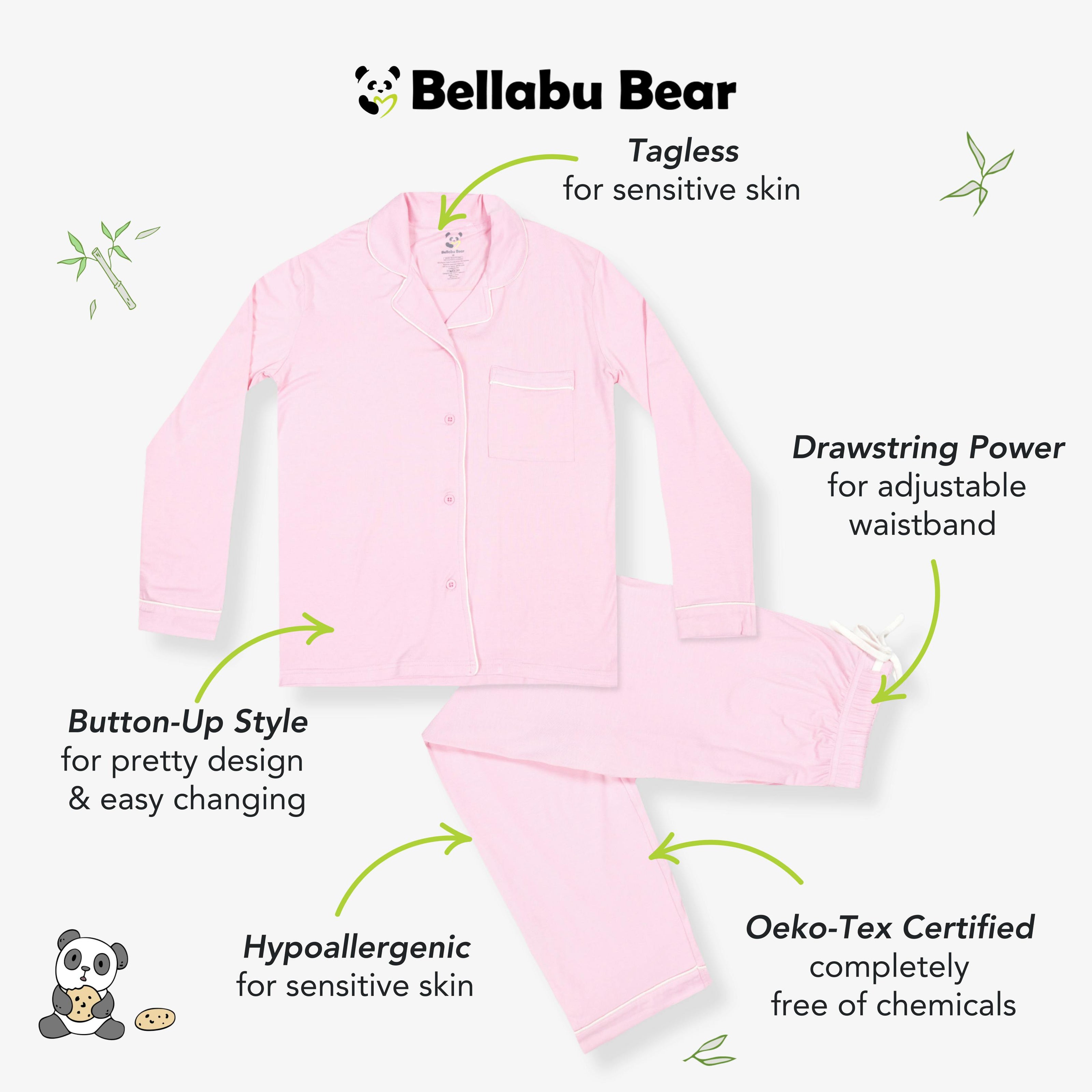Blush Pink Bamboo Women's Pajama Set