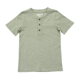 Short Sleeve Henley Shirt Desert Sage